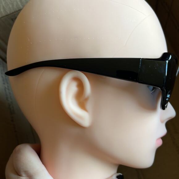 Solar Shield Fits Over Polarized Sunglasses Black M/L - Picture 6 of 9